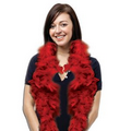 6' Red Solid Color Boa